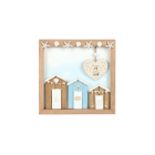 Ocean Air Salty Hair 3D Shell Beach Hut MDF Plaque
